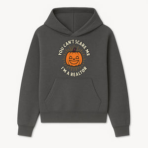Halloween Realtor T-Shirt - You Can't Scare Me, I'm a Realtor Funny Pumpkin Design for Real Estate Agents, Holiday Apparel - Hoodie 1758332991668.jpg
