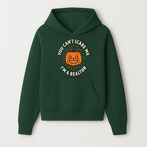 Halloween Realtor T-Shirt - You Can't Scare Me, I'm a Realtor Funny Pumpkin Design for Real Estate Agents, Holiday Apparel - Hoodie 1758332991833.jpg