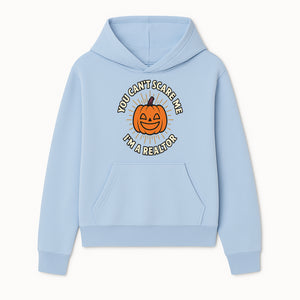 Halloween Realtor T-Shirt - You Can't Scare Me, I'm a Realtor Funny Pumpkin Design for Real Estate Agents, Holiday Apparel - Hoodie 1758332992156.jpg