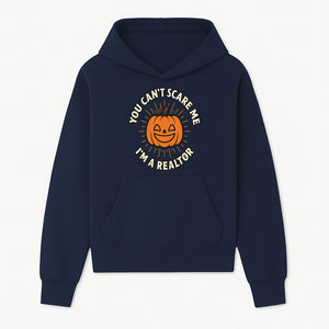 Halloween Realtor T-Shirt - You Can't Scare Me, I'm a Realtor Funny Pumpkin Design for Real Estate Agents, Holiday Apparel - Hoodie 1758332992682.jpg