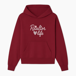 Realtor Life Neon Sign - Modern Home Lover Decor, Real Estate Agent Gift, Inspirational Wall Art for Realtors, Housewarming - Hoodie 1758332993092.jpg
