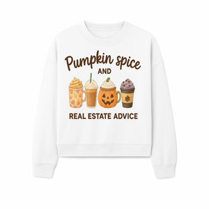Pumpkin Spice and Real Estate Advice Art Print - Fall Decor, Coffee Lovers Gift, Home Buying Tips, Whimsical Wall Art - Sweatshirt 1758332993294.jpg