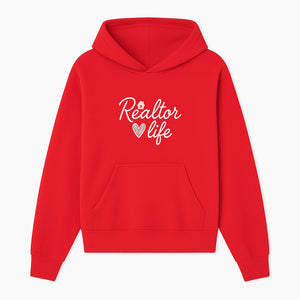 Realtor Life Neon Sign - Modern Home Lover Decor, Real Estate Agent Gift, Inspirational Wall Art for Realtors, Housewarming - Hoodie 1758332993341.jpg