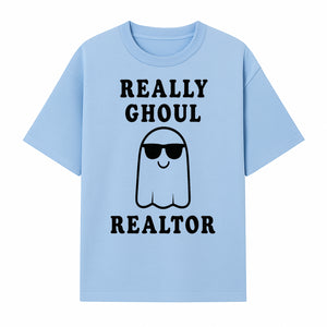 Funny Ghost Realtor Halloween Shirt | Really Ghoul Realtor Tee | Cute Ghost Graphic T-Shirt for Halloween Parties & Events - T-shirt 1758332993735.jpg