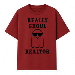 Funny Ghost Realtor Halloween Shirt | Really Ghoul Realtor Tee | Cute Ghost Graphic T-Shirt for Halloween Parties & Events - T-shirt 1758332994075.jpg