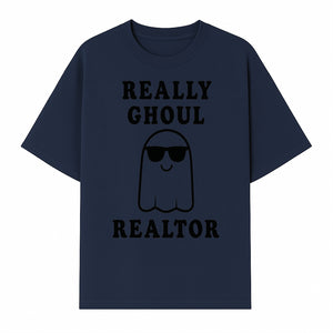 Funny Ghost Realtor Halloween Shirt | Really Ghoul Realtor Tee | Cute Ghost Graphic T-Shirt for Halloween Parties & Events - T-shirt 1758332994195.jpg