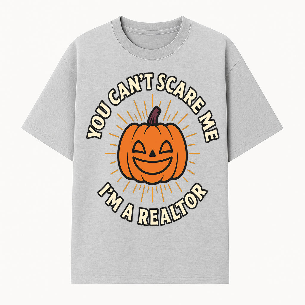 Halloween Realtor T-Shirt - You Can't Scare Me, I'm a Realtor Funny Pumpkin Design for Real Estate Agents, Holiday Apparel - T-shirt 1758332994621.jpg