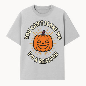 Halloween Realtor T-Shirt - You Can't Scare Me, I'm a Realtor Funny Pumpkin Design for Real Estate Agents, Holiday Apparel - T-shirt 1758332994621.jpg