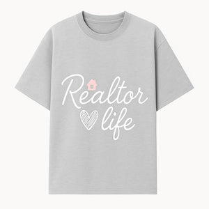 Realtor Life Neon Sign - Modern Home Lover Decor, Real Estate Agent Gift, Inspirational Wall Art for Realtors, Housewarming - T-shirt 1758332995033.jpg