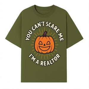 Halloween Realtor T-Shirt - You Can't Scare Me, I'm a Realtor Funny Pumpkin Design for Real Estate Agents, Holiday Apparel - T-shirt 1758332995087.jpg