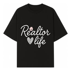 Realtor Life Neon Sign - Modern Home Lover Decor, Real Estate Agent Gift, Inspirational Wall Art for Realtors, Housewarming - T-shirt 1758332995177.jpg