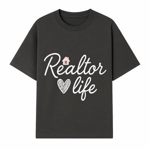 Realtor Life Neon Sign - Modern Home Lover Decor, Real Estate Agent Gift, Inspirational Wall Art for Realtors, Housewarming - T-shirt 1758332995308.jpg