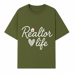 Realtor Life Neon Sign - Modern Home Lover Decor, Real Estate Agent Gift, Inspirational Wall Art for Realtors, Housewarming - T-shirt 1758332995482.jpg