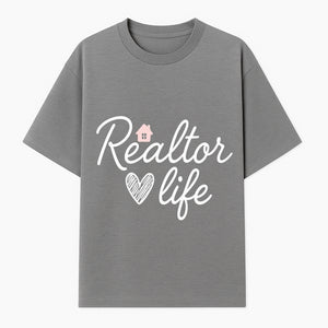 Realtor Life Neon Sign - Modern Home Lover Decor, Real Estate Agent Gift, Inspirational Wall Art for Realtors, Housewarming - T-shirt 1758332995651.jpg