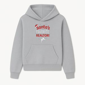 Santa's Favorite Realtor Christmas Sign | Festive Home Decor for Real Estate Agents | Holiday Gifts - Hoodie 1758332995757.jpg