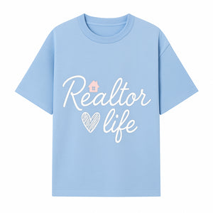 Realtor Life Neon Sign - Modern Home Lover Decor, Real Estate Agent Gift, Inspirational Wall Art for Realtors, Housewarming - T-shirt 1758332995791.jpg