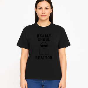 Funny Ghost Realtor Halloween Shirt | Really Ghoul Realtor Tee | Cute Ghost Graphic T-Shirt for Halloween Parties & Events - T-shirt 1758332995971.jpg