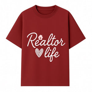 Realtor Life Neon Sign - Modern Home Lover Decor, Real Estate Agent Gift, Inspirational Wall Art for Realtors, Housewarming - T-shirt 1758332996053.jpg