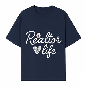 Realtor Life Neon Sign - Modern Home Lover Decor, Real Estate Agent Gift, Inspirational Wall Art for Realtors, Housewarming - T-shirt 1758332996200.jpg