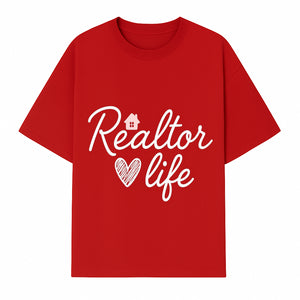 Realtor Life Neon Sign - Modern Home Lover Decor, Real Estate Agent Gift, Inspirational Wall Art for Realtors, Housewarming - T-shirt 1758332996332.jpg