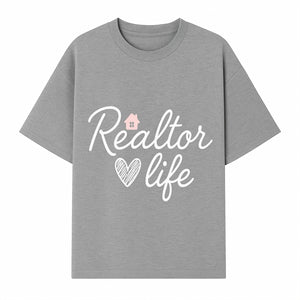 Realtor Life Neon Sign - Modern Home Lover Decor, Real Estate Agent Gift, Inspirational Wall Art for Realtors, Housewarming - T-shirt 1758332996515.jpg