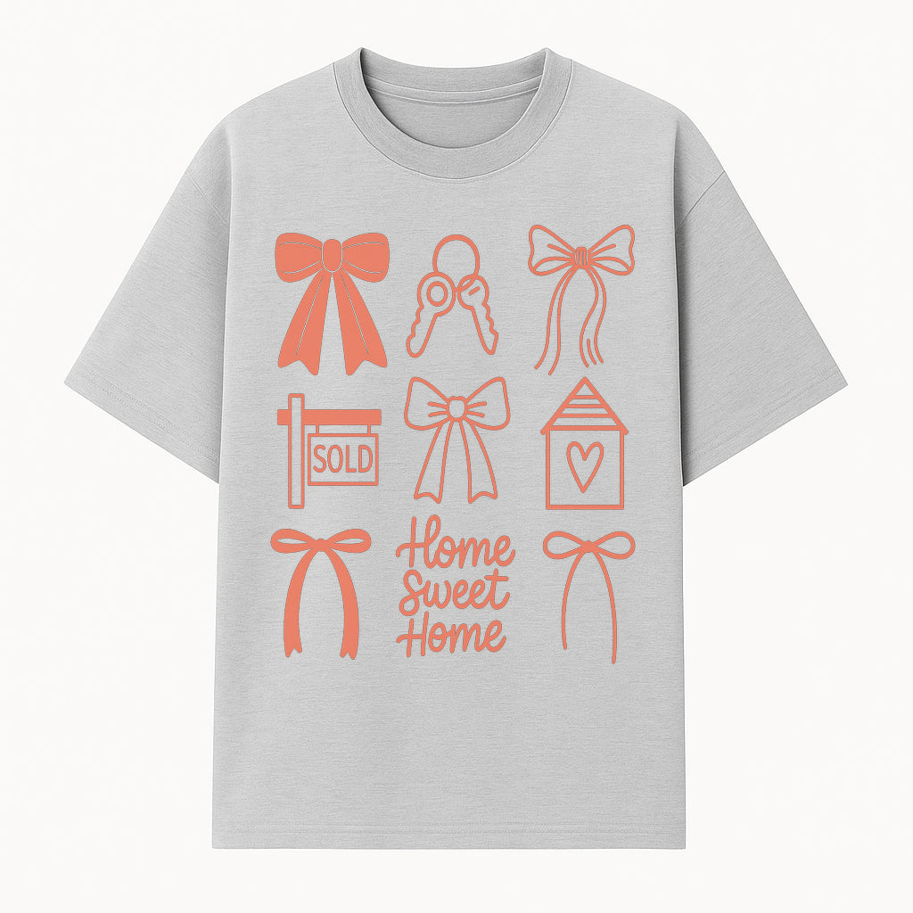 Home Sweet Home D cor Set with Ribbons, Key, and Sold Sign | Perfect for New Home Gift or Real Estate Celebrations - T-shirt 1758332996569.jpg