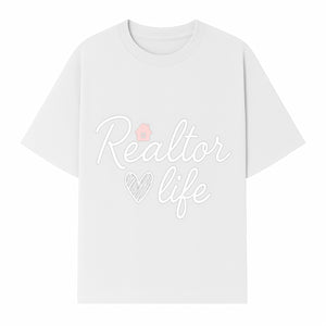 Realtor Life Neon Sign - Modern Home Lover Decor, Real Estate Agent Gift, Inspirational Wall Art for Realtors, Housewarming - T-shirt 1758332996657.jpg