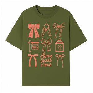 Home Sweet Home D cor Set with Ribbons, Key, and Sold Sign | Perfect for New Home Gift or Real Estate Celebrations - T-shirt 1758332996966.jpg