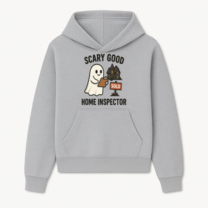 Scary Good Home Inspector Ghost Graphic Tee - Fun Halloween Real Estate Shirt for Inspectors & Home Buyers - Hoodie 1758332997077.jpg