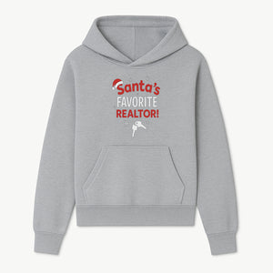 Santa's Favorite Realtor Christmas Sign | Festive Home Decor for Real Estate Agents | Holiday Gifts - Hoodie 1758332997286.jpg