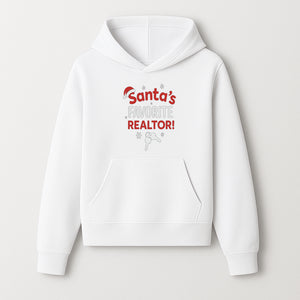 Santa's Favorite Realtor Christmas Sign | Festive Home Decor for Real Estate Agents | Holiday Gifts - Hoodie 1758332997429.jpg