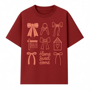 Home Sweet Home D cor Set with Ribbons, Key, and Sold Sign | Perfect for New Home Gift or Real Estate Celebrations - T-shirt 1758332997593.jpg