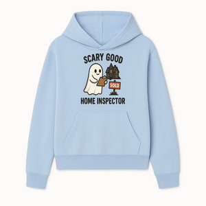 Scary Good Home Inspector Ghost Graphic Tee - Fun Halloween Real Estate Shirt for Inspectors & Home Buyers - Hoodie 1758332997816.jpg