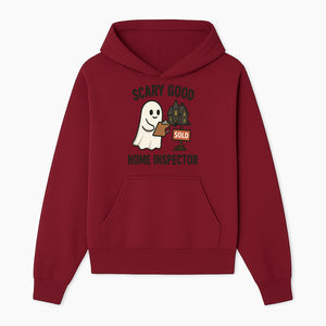 Scary Good Home Inspector Ghost Graphic Tee - Fun Halloween Real Estate Shirt for Inspectors & Home Buyers - Hoodie 1758332998163.jpg