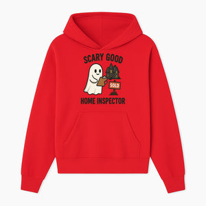 Scary Good Home Inspector Ghost Graphic Tee - Fun Halloween Real Estate Shirt for Inspectors & Home Buyers - Hoodie 1758332998493.jpg