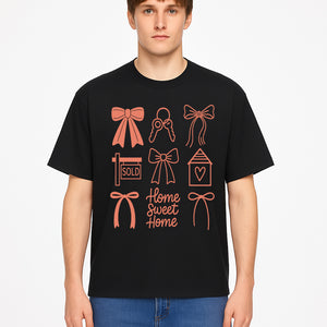 Home Sweet Home D cor Set with Ribbons, Key, and Sold Sign | Perfect for New Home Gift or Real Estate Celebrations - T-shirt 1758332999334.jpg