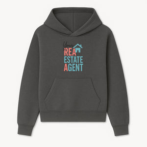 Customizable Real Estate Agent Sign - Personalized Your Realtor Signage with House Icon, Ideal for Marketing your Real Estate Business - Hoodie 1758333000250.jpg