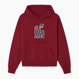 Customizable Real Estate Agent Sign - Personalized Your Realtor Signage with House Icon, Ideal for Marketing your Real Estate Business - Hoodie 1758333001125.jpg