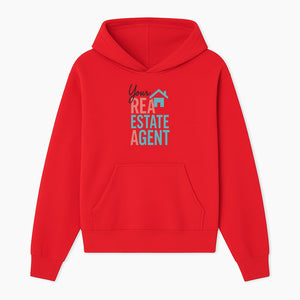 Customizable Real Estate Agent Sign - Personalized Your Realtor Signage with House Icon, Ideal for Marketing your Real Estate Business - Hoodie 1758333001423.jpg