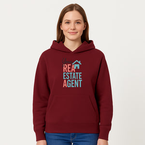 Customizable Real Estate Agent Sign - Personalized Your Realtor Signage with House Icon, Ideal for Marketing your Real Estate Business - Hoodie 1758333003032.jpg
