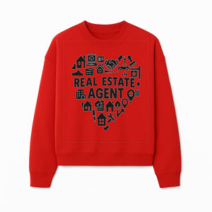 Real Estate Agent Heart Design - Office Decor, Realtor Gifts, Home Buying Icons, Professional Agent Merchandise - Sweatshirt 1758333004216.jpg