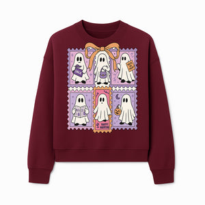 Halloween Ghost Stamp Set, Cute Spooky Stickers, Trick or Treat Decor, Happy Haunting Design, Festive Party Supplies - Sweatshirt 1758333005083.jpg