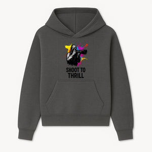 Photographer Graphic Tee - Shoot to Thrill | Colorful Splash Art Shirt for Photography Enthusiasts - Hoodie 1758334988759.jpg