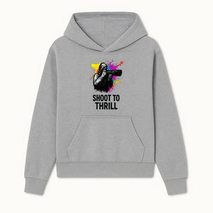 Photographer Graphic Tee - Shoot to Thrill | Colorful Splash Art Shirt for Photography Enthusiasts - Hoodie 1758334989064.jpg
