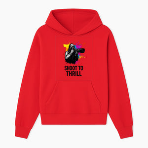 Photographer Graphic Tee - Shoot to Thrill | Colorful Splash Art Shirt for Photography Enthusiasts - Hoodie 1758334989863.jpg