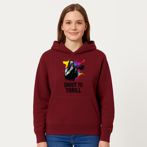 Photographer Graphic Tee - Shoot to Thrill | Colorful Splash Art Shirt for Photography Enthusiasts - Hoodie 1758334991442.jpg