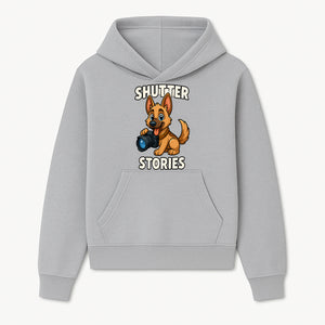 Shutter Stories: Cute Dog Photography Design for Pet Lovers & Animal Enthusiasts - Hoodie 1758334993881.jpg