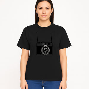 Vintage Camera Graphic T-Shirt | Retro Photography Tee | Camera Lover Gift | Unisex Apparel | Photography Enthusiast Merchandise - T-shirt 1758334996226.jpg