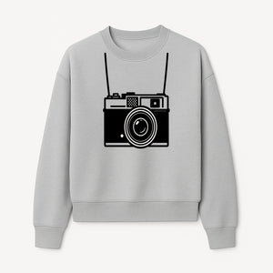 Vintage Camera Graphic T-Shirt | Retro Photography Tee | Camera Lover Gift | Unisex Apparel | Photography Enthusiast Merchandise - Sweatshirt 1758334996972.jpg