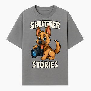 Shutter Stories: Cute Dog Photography Design for Pet Lovers & Animal Enthusiasts - T-shirt 1758334997622.jpg